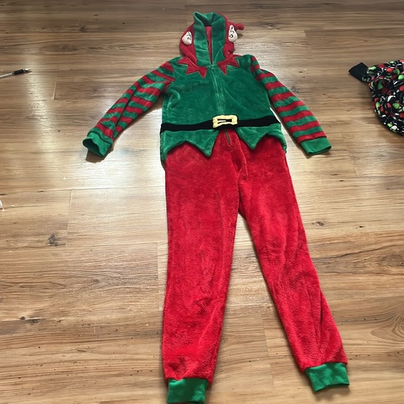Elf PJ costume - Picture 2 of 3